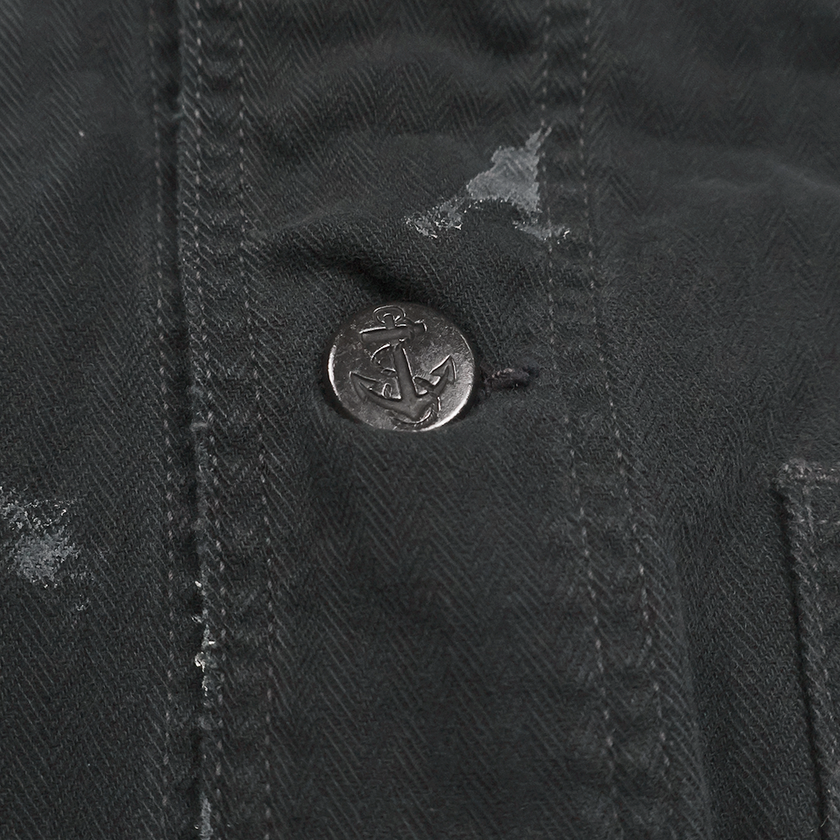 【2026SS】2052VE-2 USN Shawl Collar Herringbone Coverall VE(Vintage Effect)