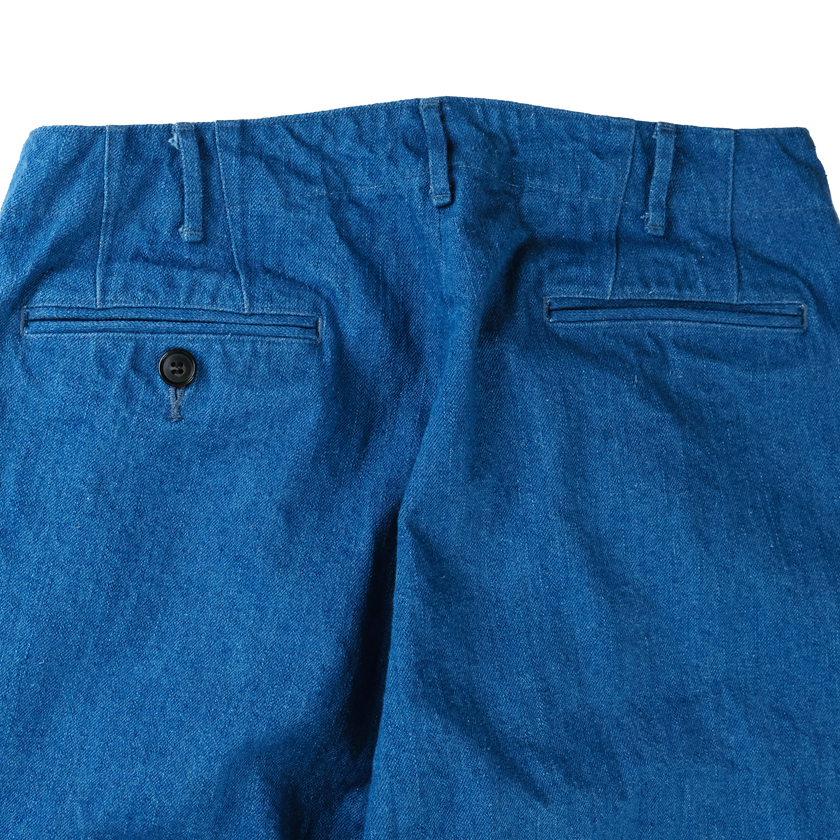 【2027SS】1154-1　Denim Wide Tuck Trousers