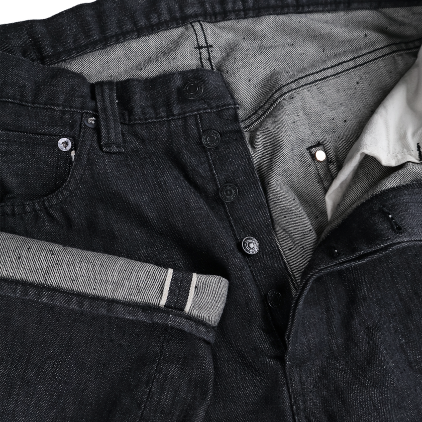【2027SS】0105BK-27 Black Wide Denim