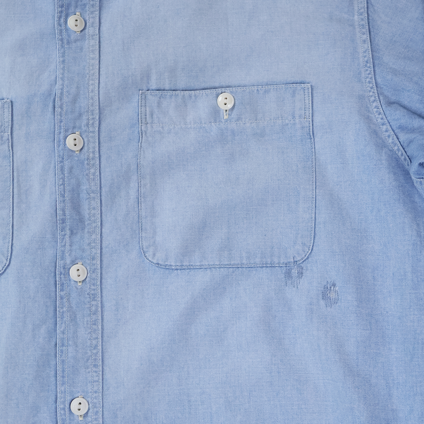 【2027SS】4810VE-27 Chambray Shirt(Sun Fade) (Vintage Effect)