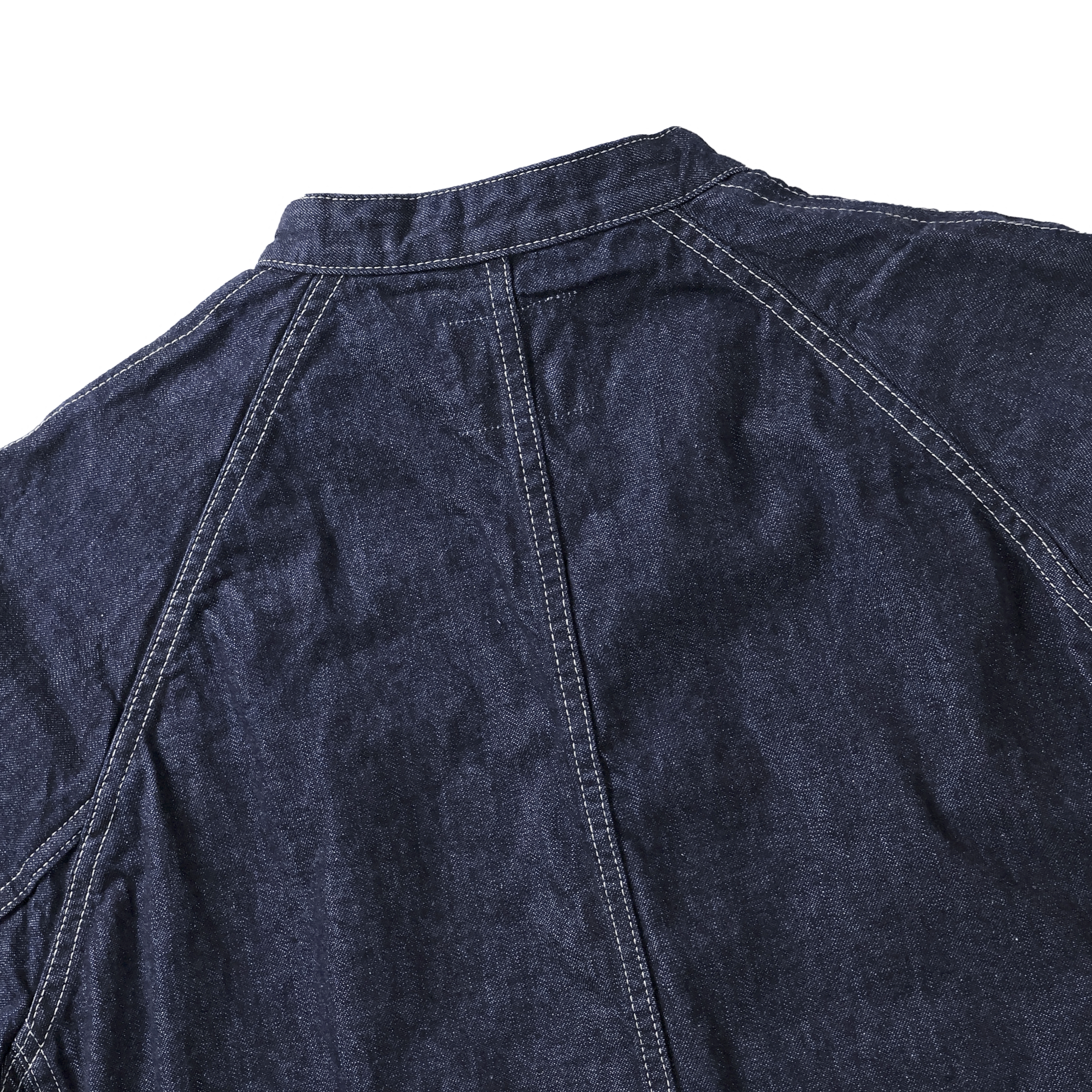 【2027SS】2063-2　Denim Stand Collar Chore Jacket