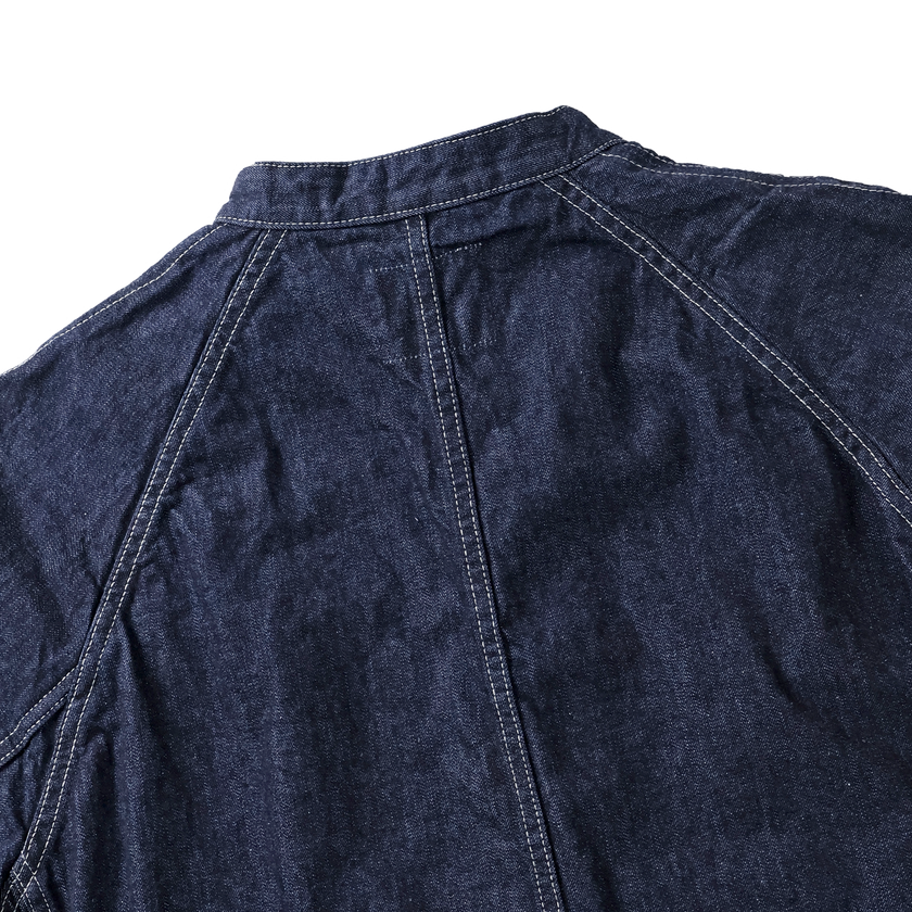 【2027SS】2063-2　Denim Stand Collar Chore Jacket