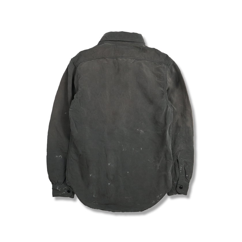 【2026SS】4091LVE 20’s Black Cotton/Linen Farmers Shirt VE (Vintage Effect)