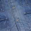 【2027SS】2063HW-2　Denim Stand Collar Chore Jacket H.W.