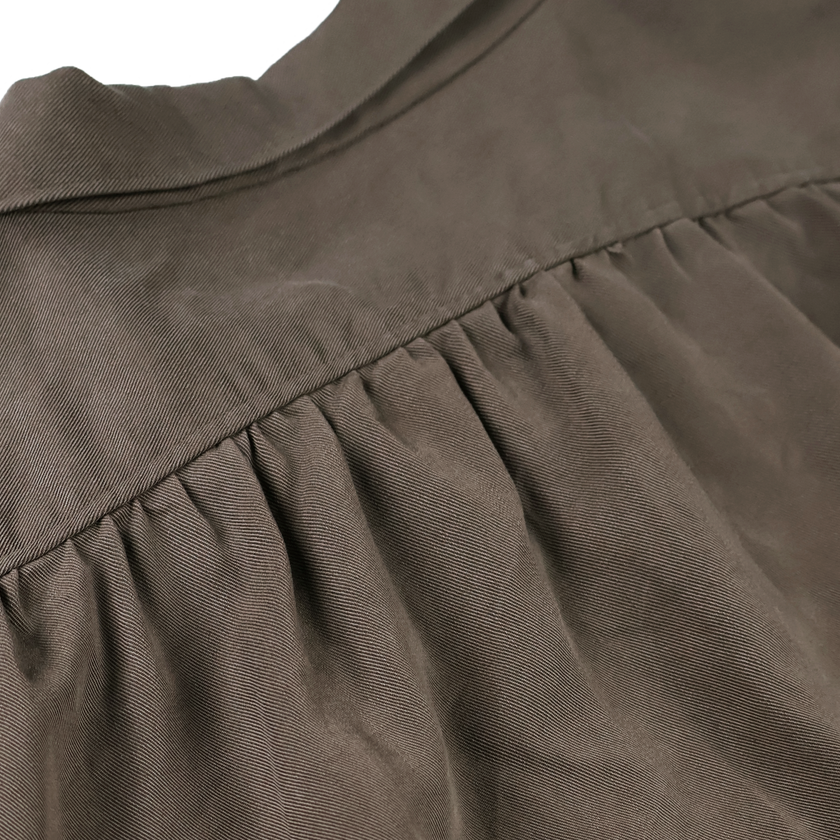 【2027SS】4108-1 Tencel Open Collar Shirt