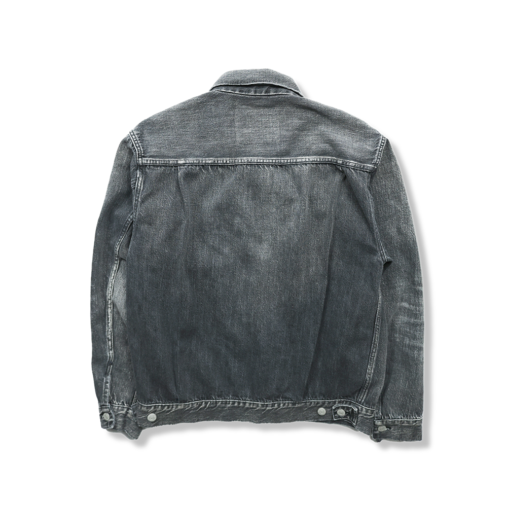 2102BKSSHW Type 2 Black Denim Jacket Dartford (Super Smooth)