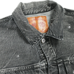 【2025SS】2102BKHW-SP Type 2 Black Denim Jacket Dartford Splat