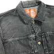 2102BKHW Type 2 Black Denim Jacket Dartford