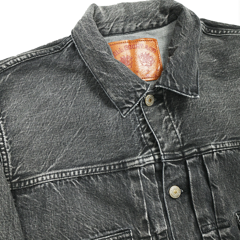 2102BKHW Type 2 Black Denim Jacket Dartford