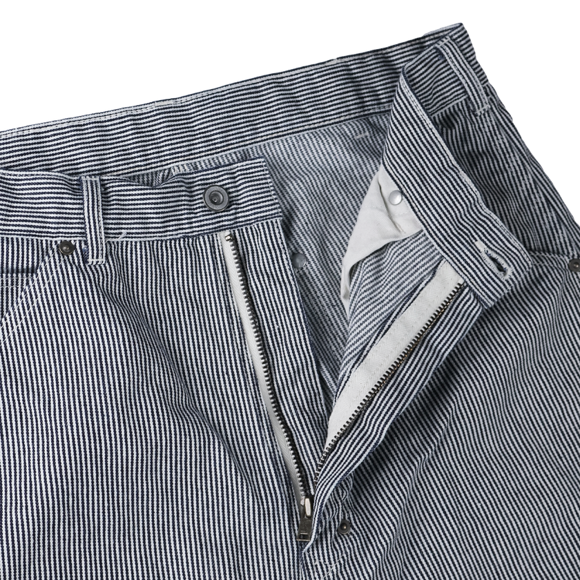 【2027SS】1156-1Indigo Bold Hickory Wide Pants