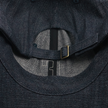 【2026SS】6843L 6Panel Low-Crown Denim Baseball ’F’ Cap