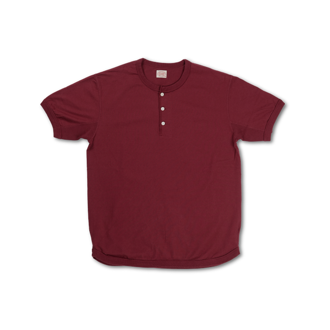 5222H-SOS Flat Seam Heavyweight Henley T Shirt (限定カラー)
