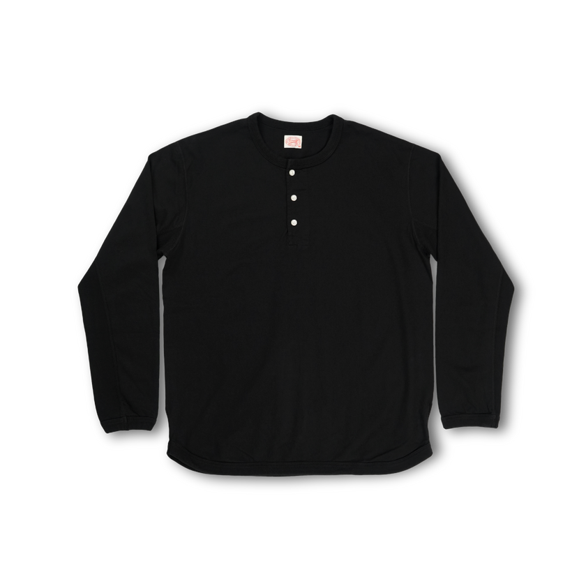 5222LH-SOS Flat Seam Heavyweight Longsleeve Henley T Shirt (限定カラー)