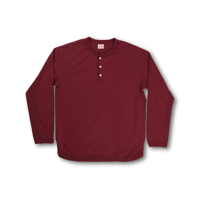 5222LH-SOS Flat Seam Heavyweight Longsleeve Henley T Shirt (限定カラー)