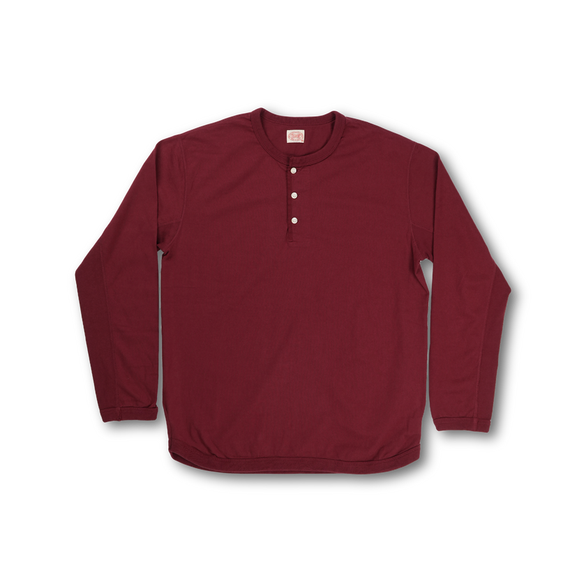 5222LH-SOS Flat Seam Heavyweight Longsleeve Henley T Shirt (限定カラー)
