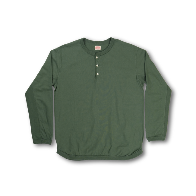 5222LH-SOS Flat Seam Heavyweight Longsleeve Henley T Shirt (限定カラー)