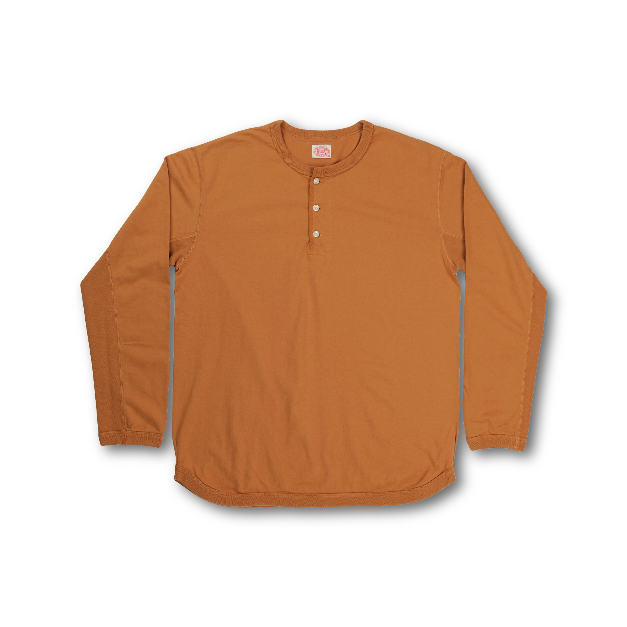 5222LH-SOS Flat Seam Heavyweight Longsleeve Henley T Shirt (限定カラー)