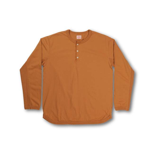5222LH-SOS Flat Seam Heavyweight Longsleeve Henley T Shirt (限定カラー)