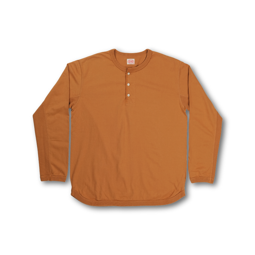 5222LH-SOS Flat Seam Heavyweight Longsleeve Henley T Shirt (限定カラー)