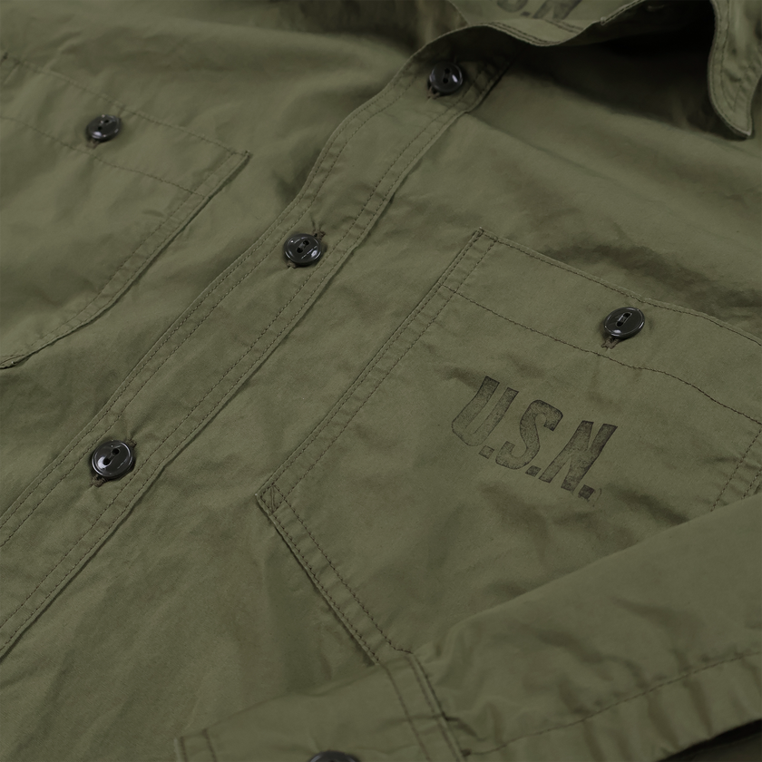【27SS】4099 U.S.N Poplin O.D Shirt