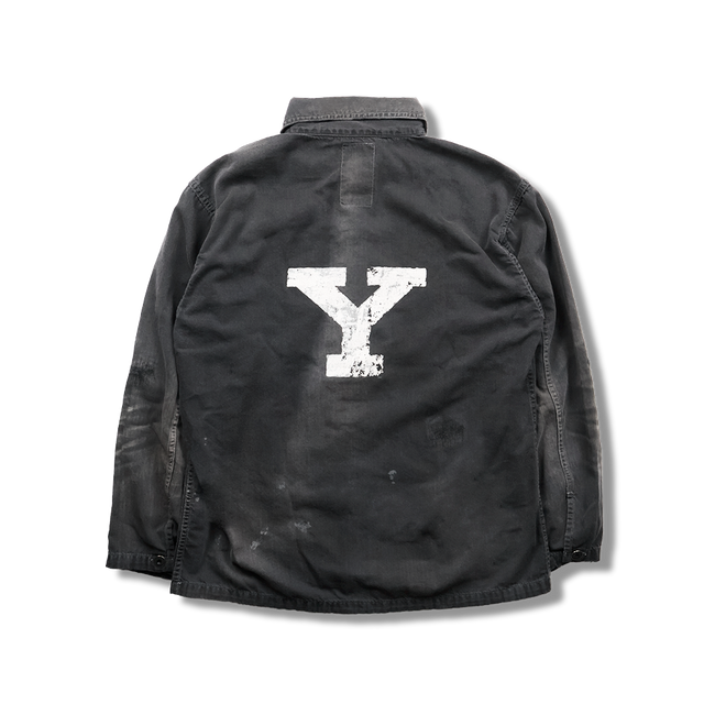 4097VE-1 US Army Black Black Denim Pullover Shirt VE (Vintage Effect)