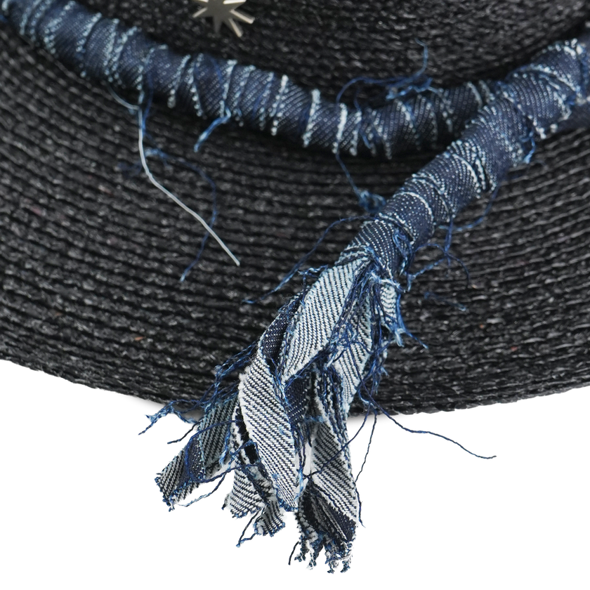 【27SS】GFC6001　Teardrop Crown Raffia Hat