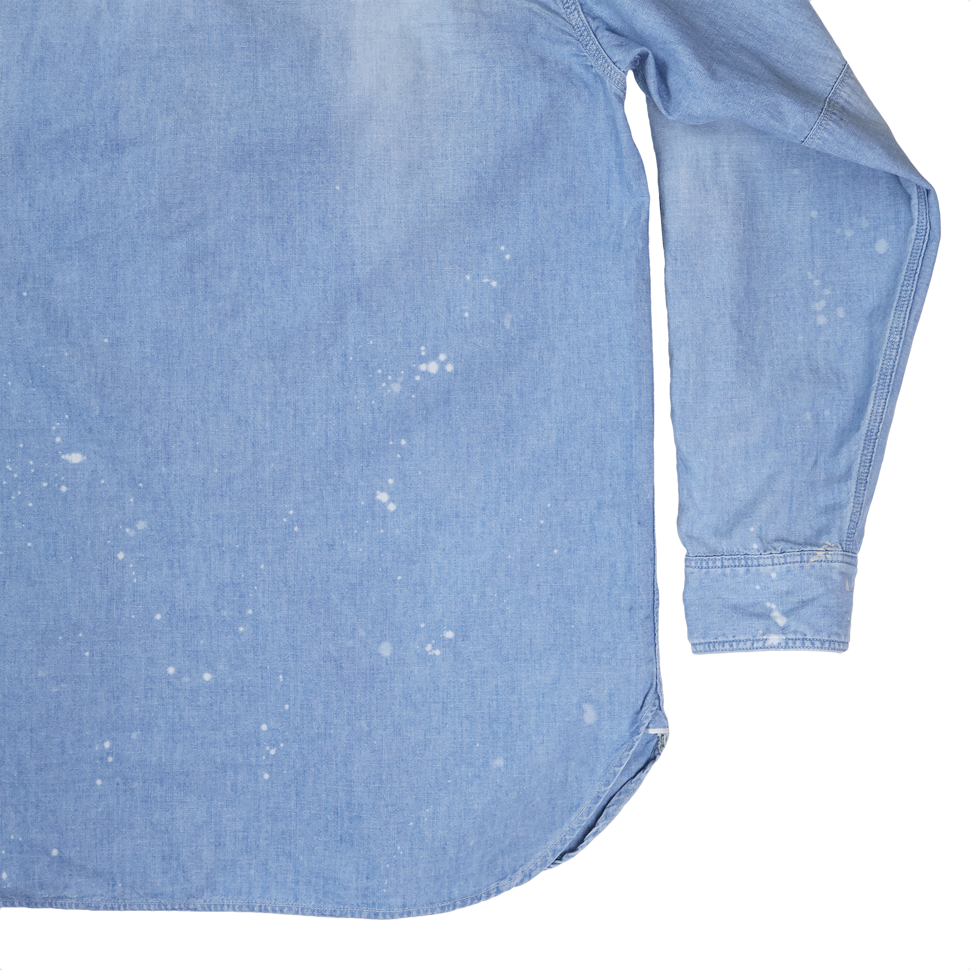 【2027SS】4090VE-27 Triple Stitich Chambray Shirt( Dungarees Sun Fade) (Vintage Effect)