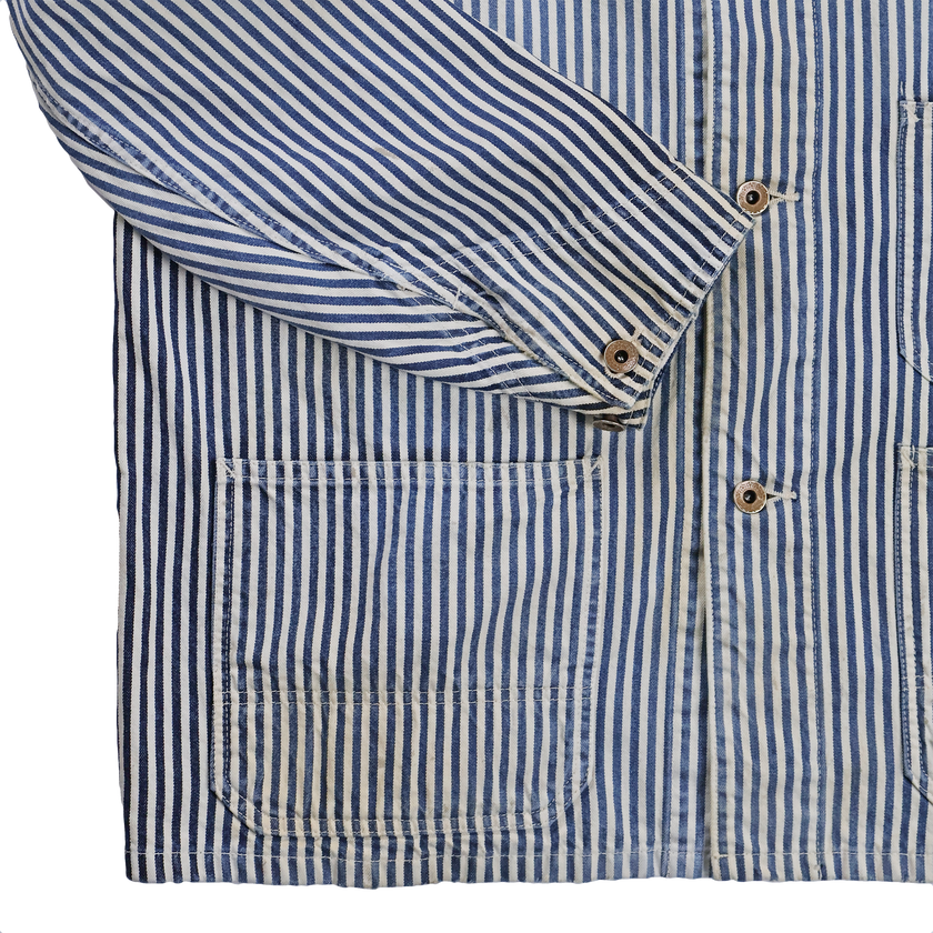 【2027SS】2015-17 Indigo Bold Hickoly Chore Jacket