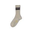 【2025SS】6110-4 Ribbed Crew Socks
