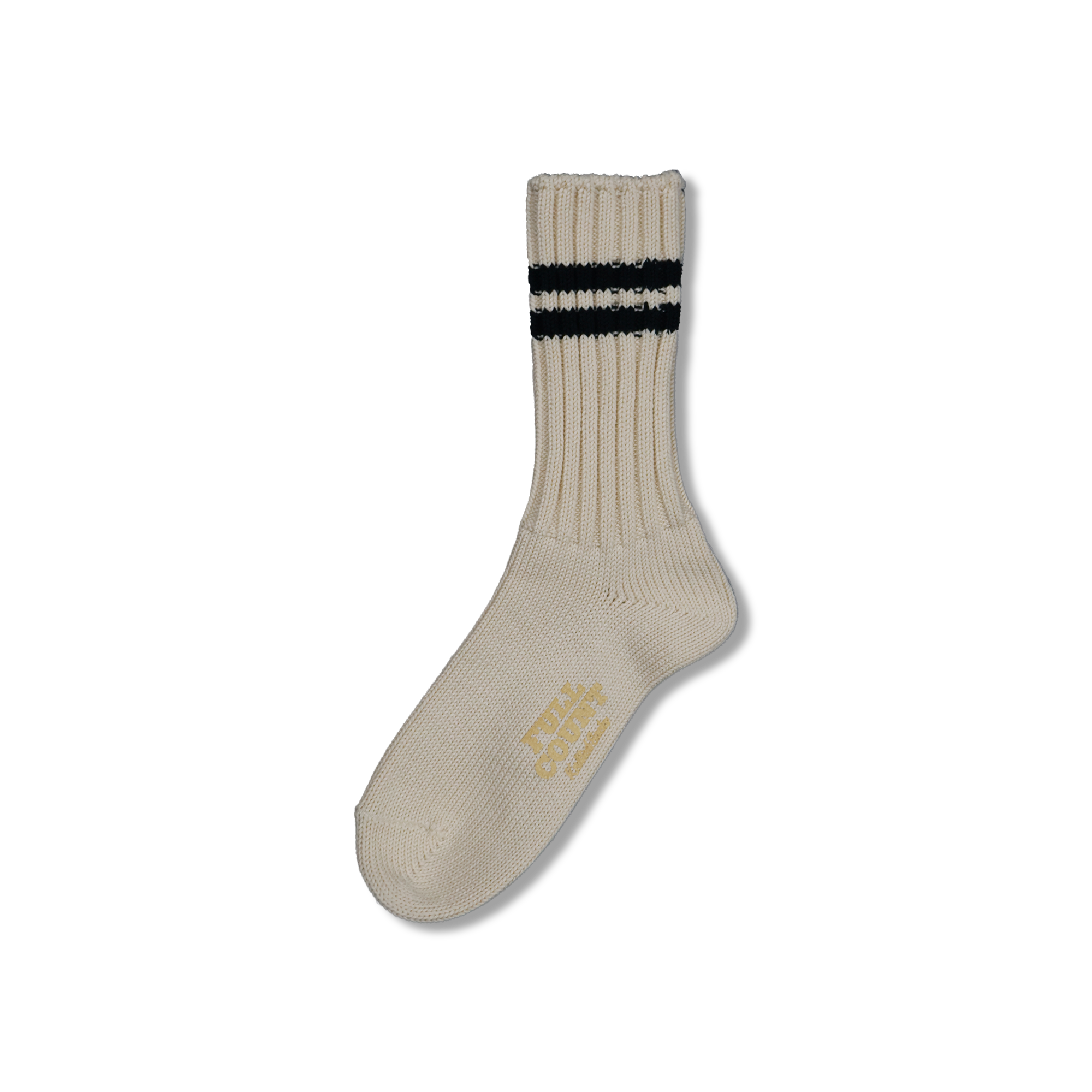 【2025SS】6110-4 Ribbed Crew Socks