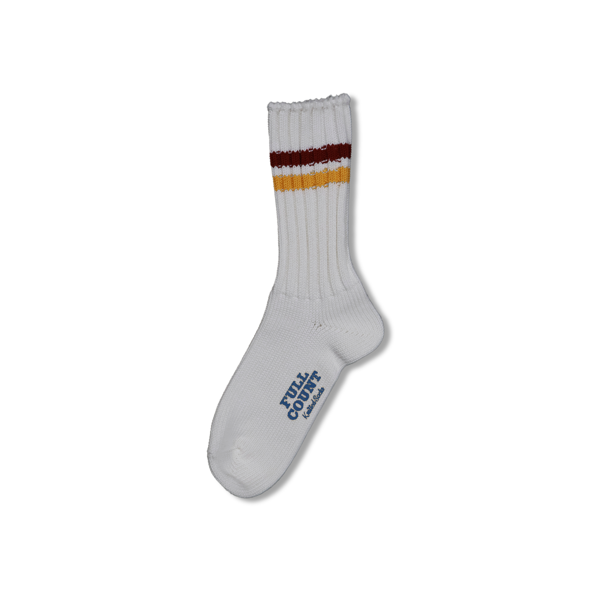 【2025SS】6110-4 Ribbed Crew Socks