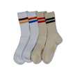 【2025SS】6110-4 Ribbed Crew Socks