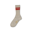 【2025SS】6110-4 Ribbed Crew Socks