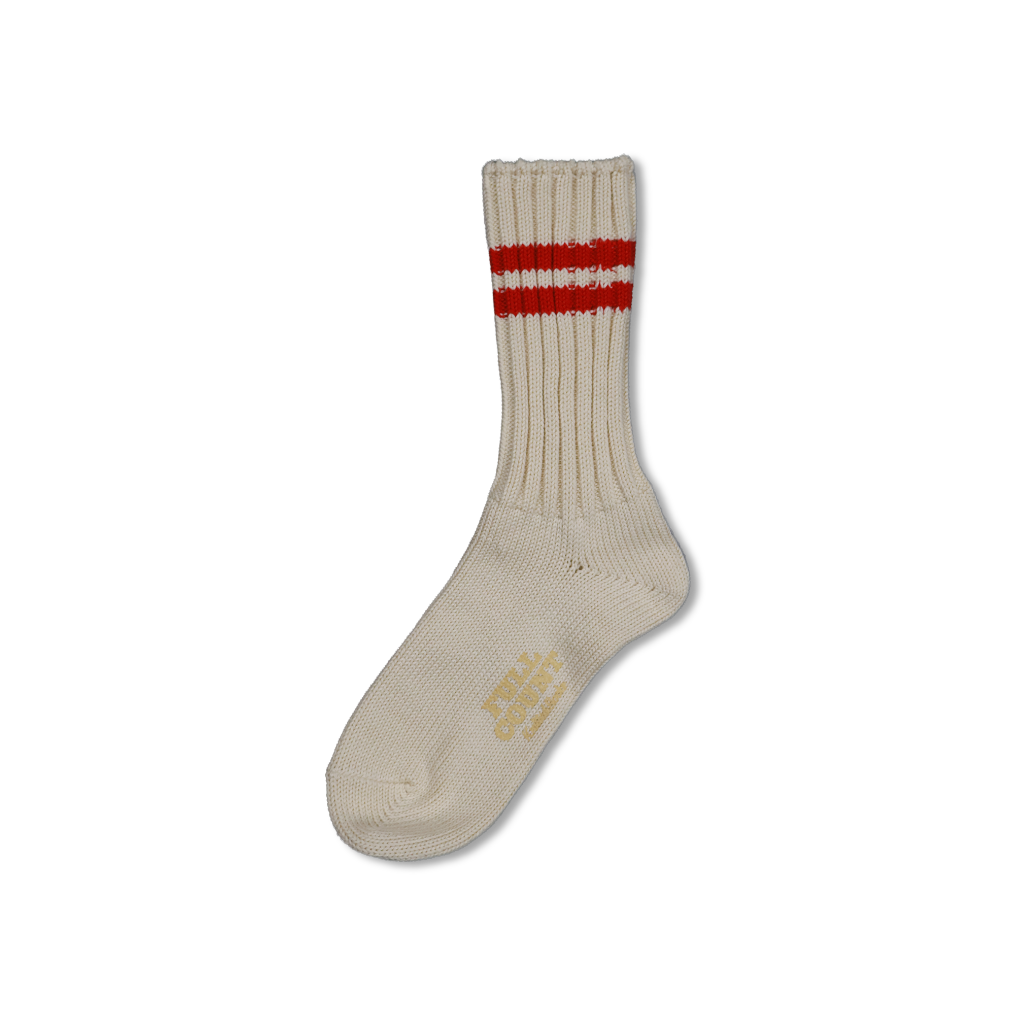 【2025SS】6110-4 Ribbed Crew Socks
