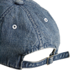 6843HW 6Panel Denim Baseball Cap ’F’ Patch Vintage Wash