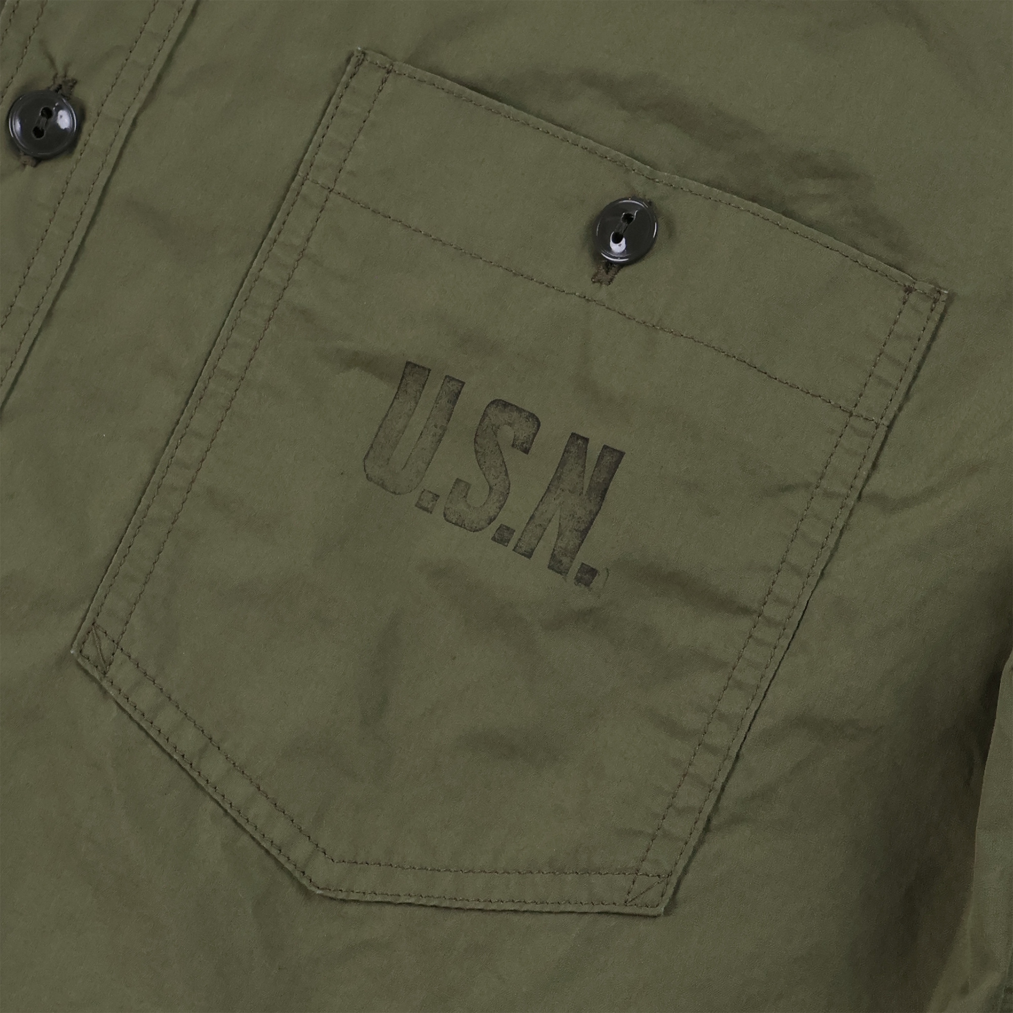【27SS】4099 U.S.N Poplin O.D Shirt