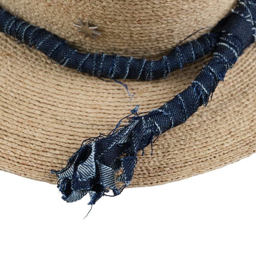 【27SS】GFC6001　Teardrop Crown Raffia Hat