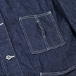 【2027SS】2063-2　Denim Stand Collar Chore Jacket