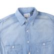 【2027SS】4090VE-27 Triple Stitich Chambray Shirt( Dungarees Sun Fade) (Vintage Effect)
