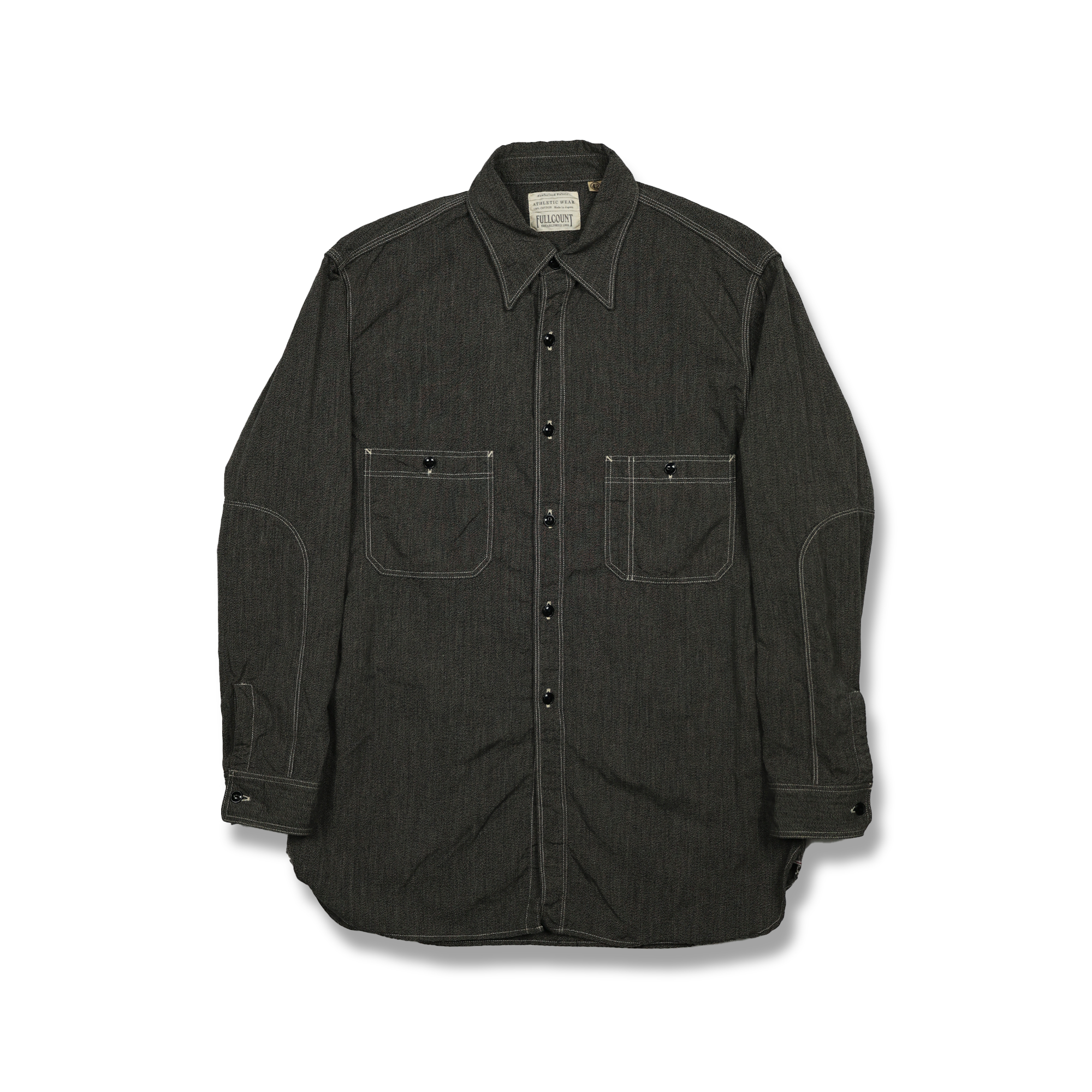 [2025SS] 4090-2 30s Triple Stitch Covert Chambray Shirt