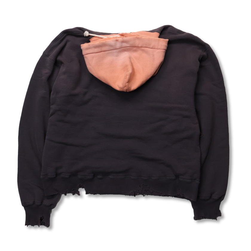 【2025AW】3770-1　Fading Double Face Sweat Hoodie(damage less)