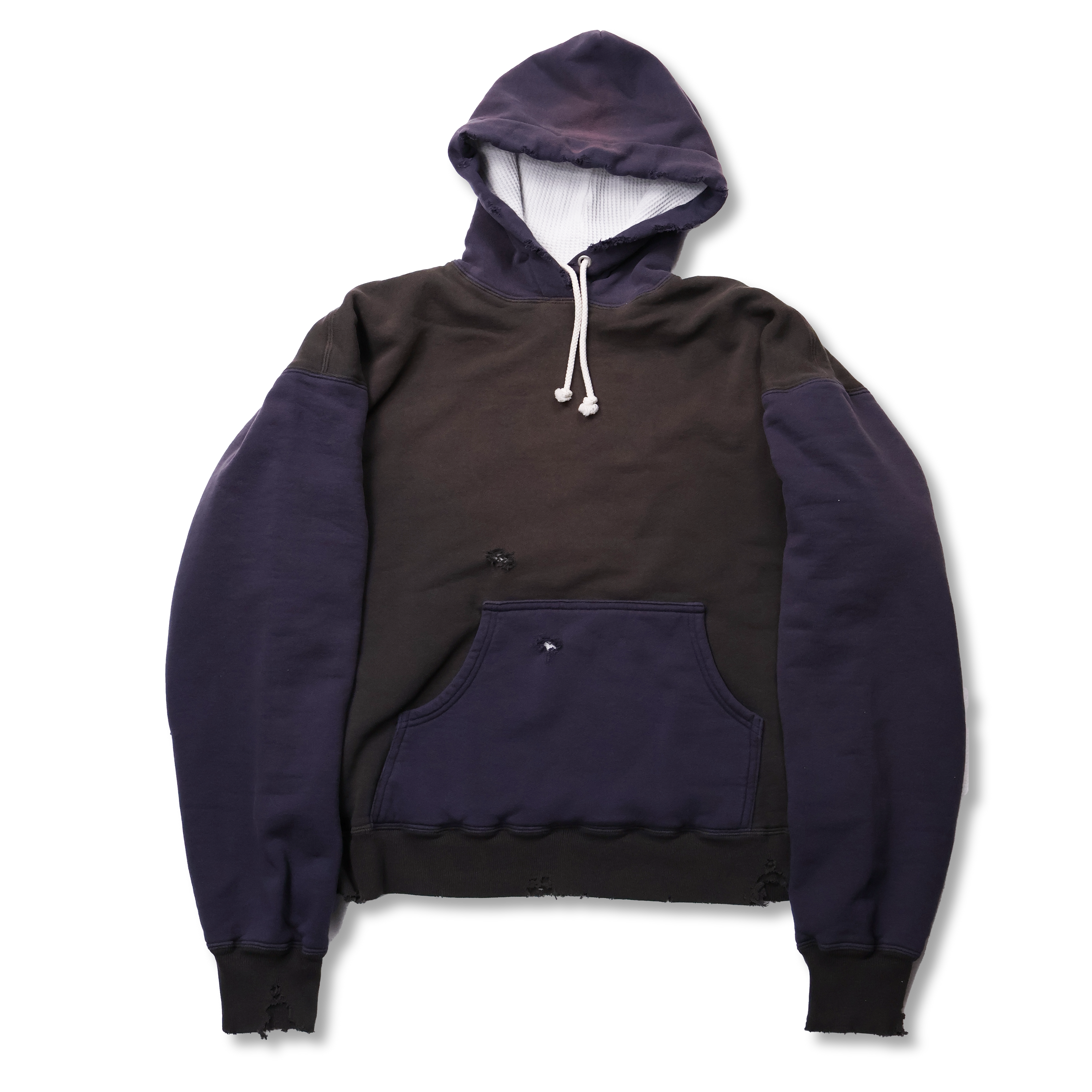 【2025AW】3770-1　Fading Double Face Sweat Hoodie(damage less)