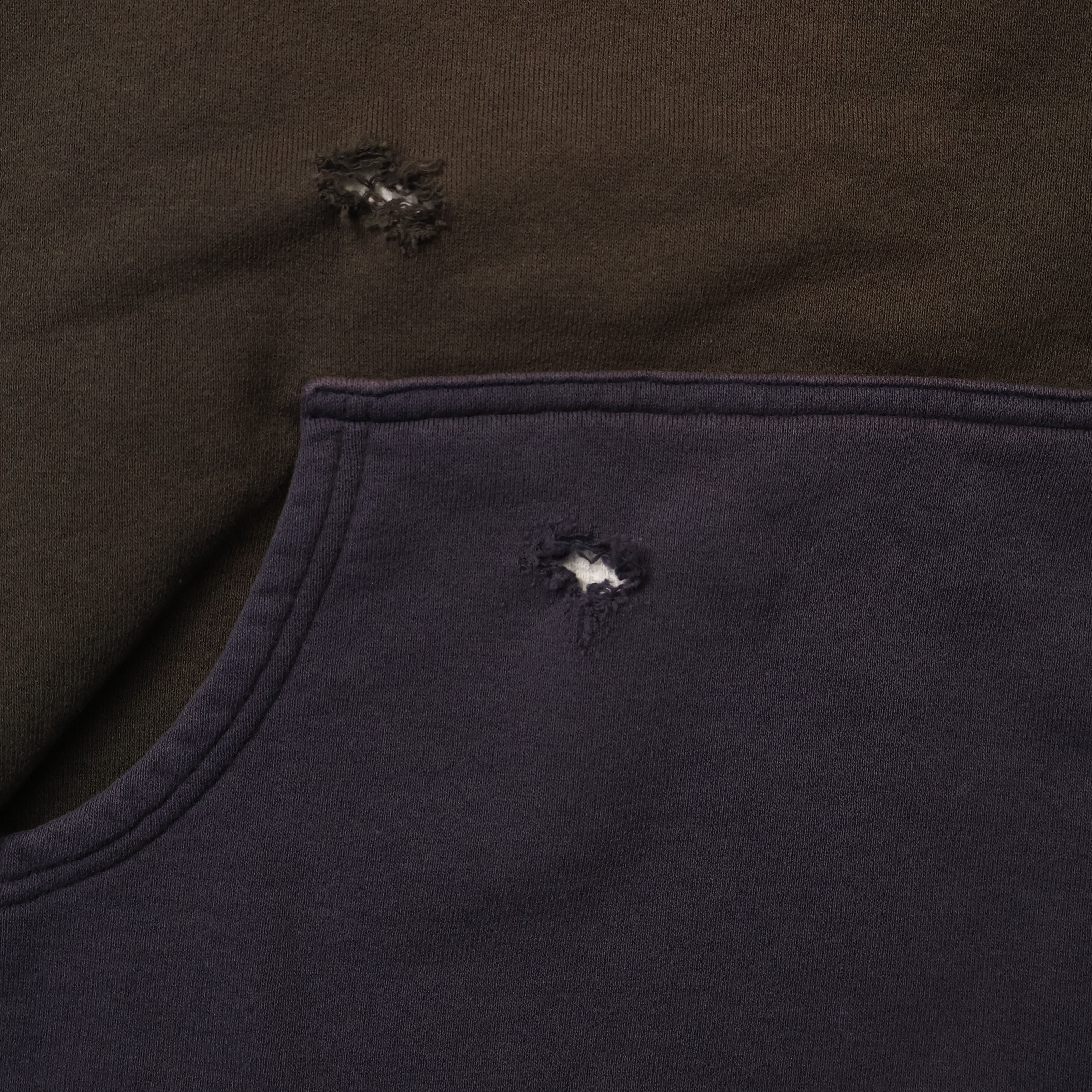 【2025AW】3770-1　Fading Double Face Sweat Hoodie(damage less)
