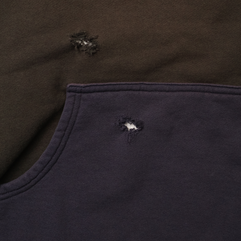 【2025AW】3770-1　Fading Double Face Sweat Hoodie(damage less)