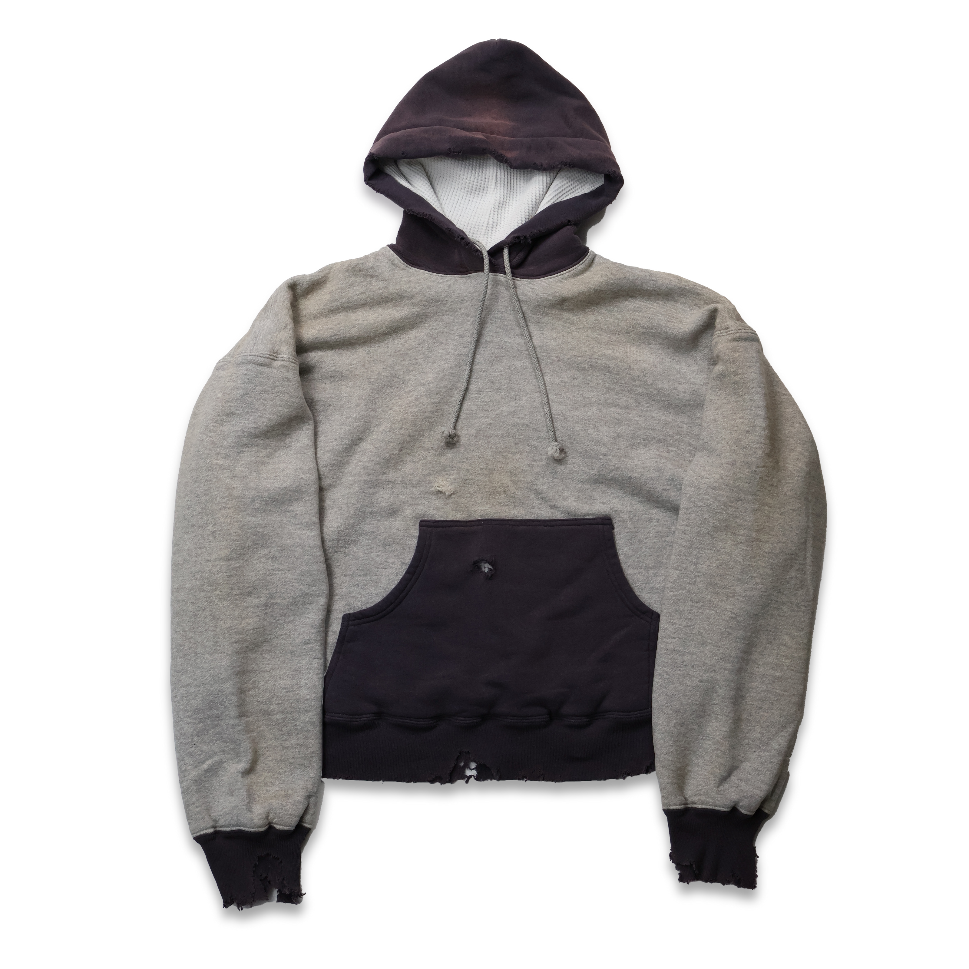 【2025AW】3770-1　Fading Double Face Sweat Hoodie(damage less)