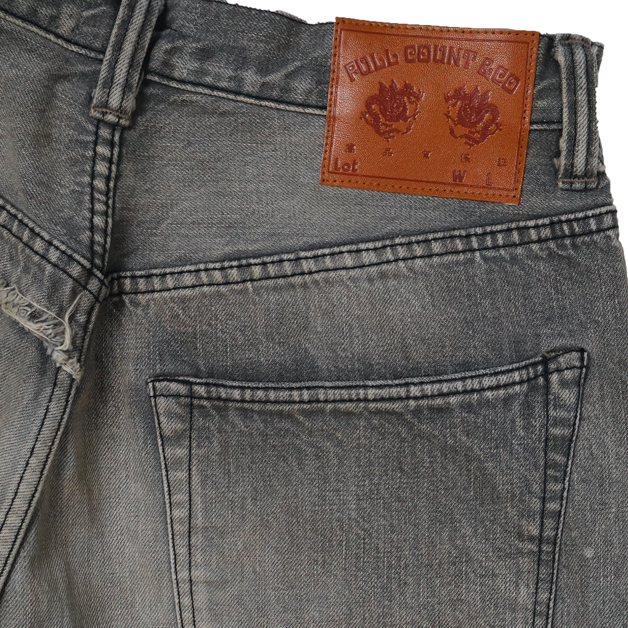 【2025SS】G14FC102 Switching Denim Wide Bermuda Pants (KAMIYA Collaboration)