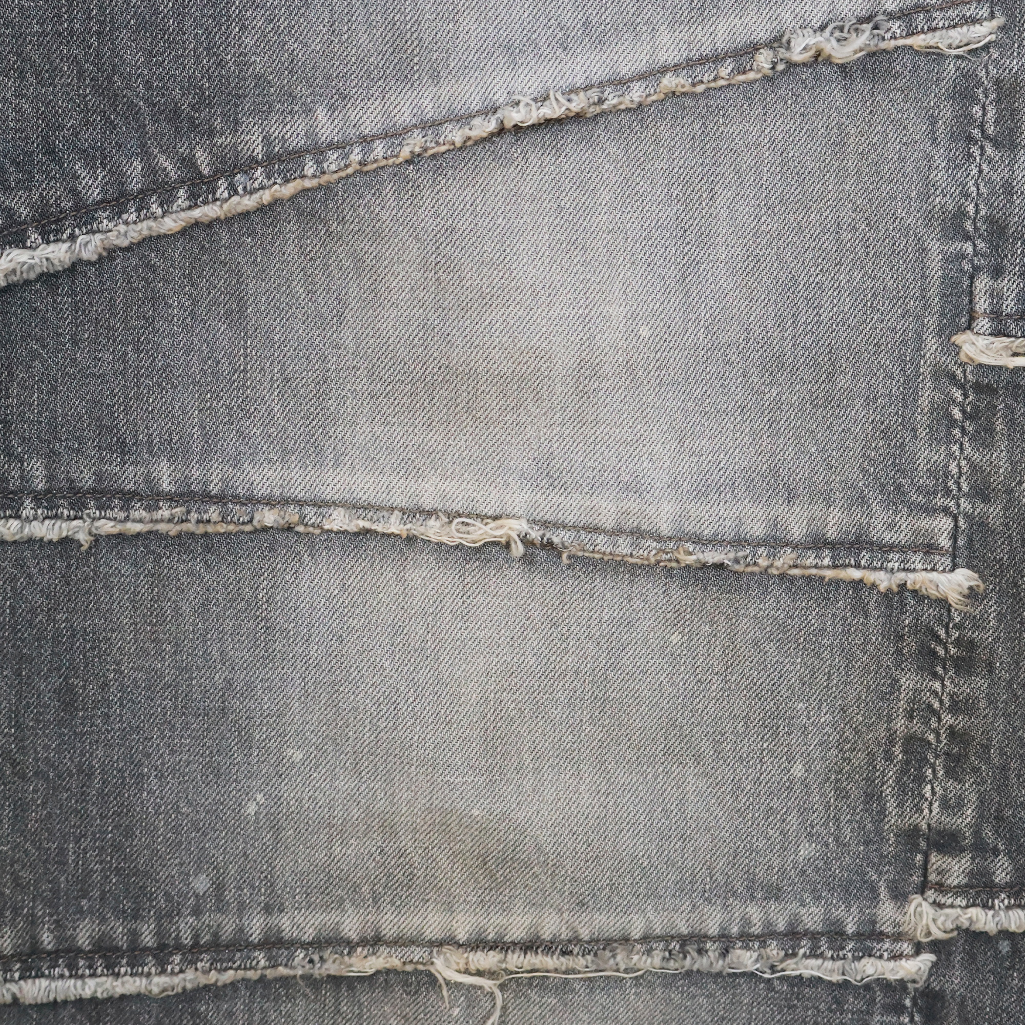 【2025SS】G14FC102 Switching Denim Wide Bermuda Pants (KAMIYA Collaboration)