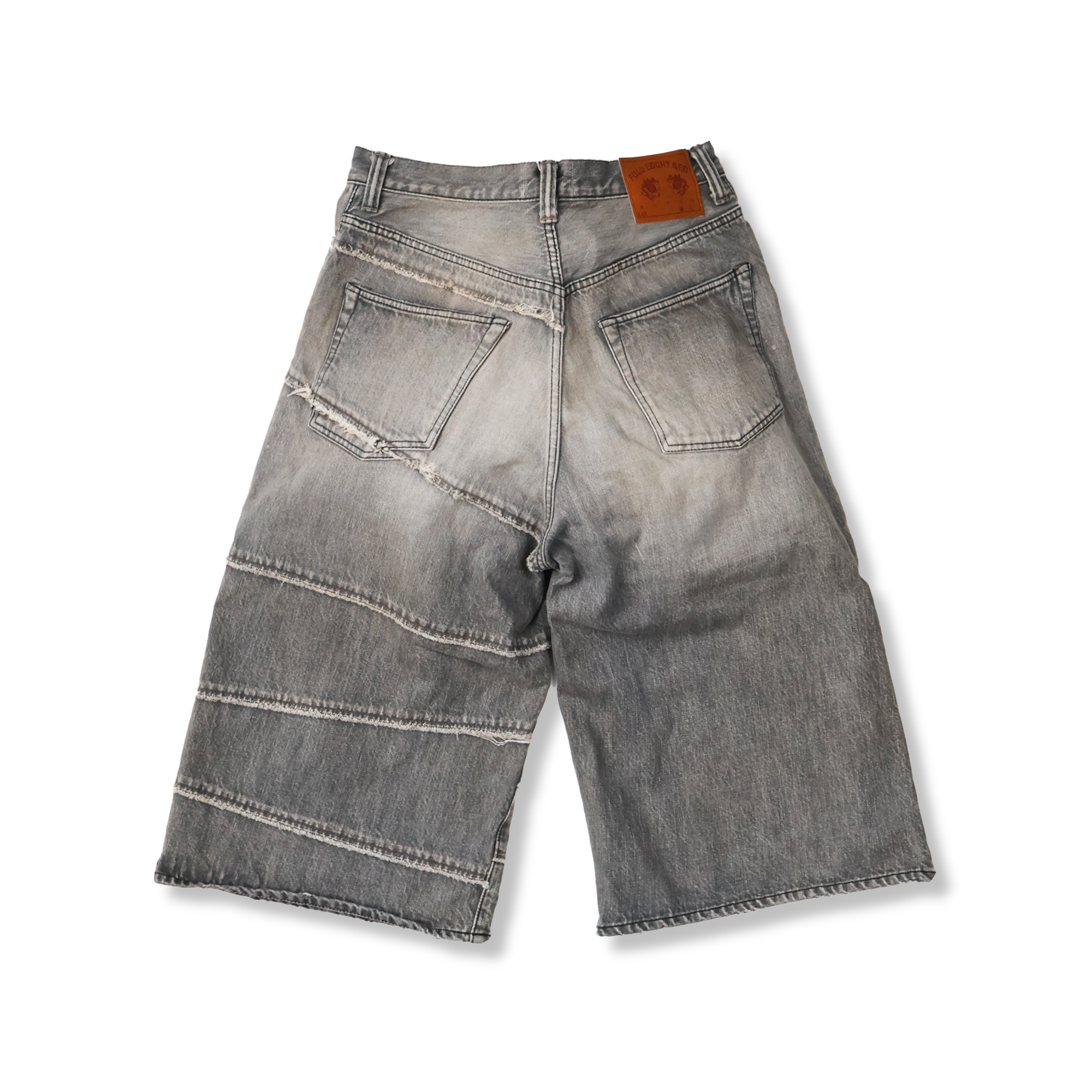 【2025SS】G14FC102 Switching Denim Wide Bermuda Pants (KAMIYA Collaboration)
