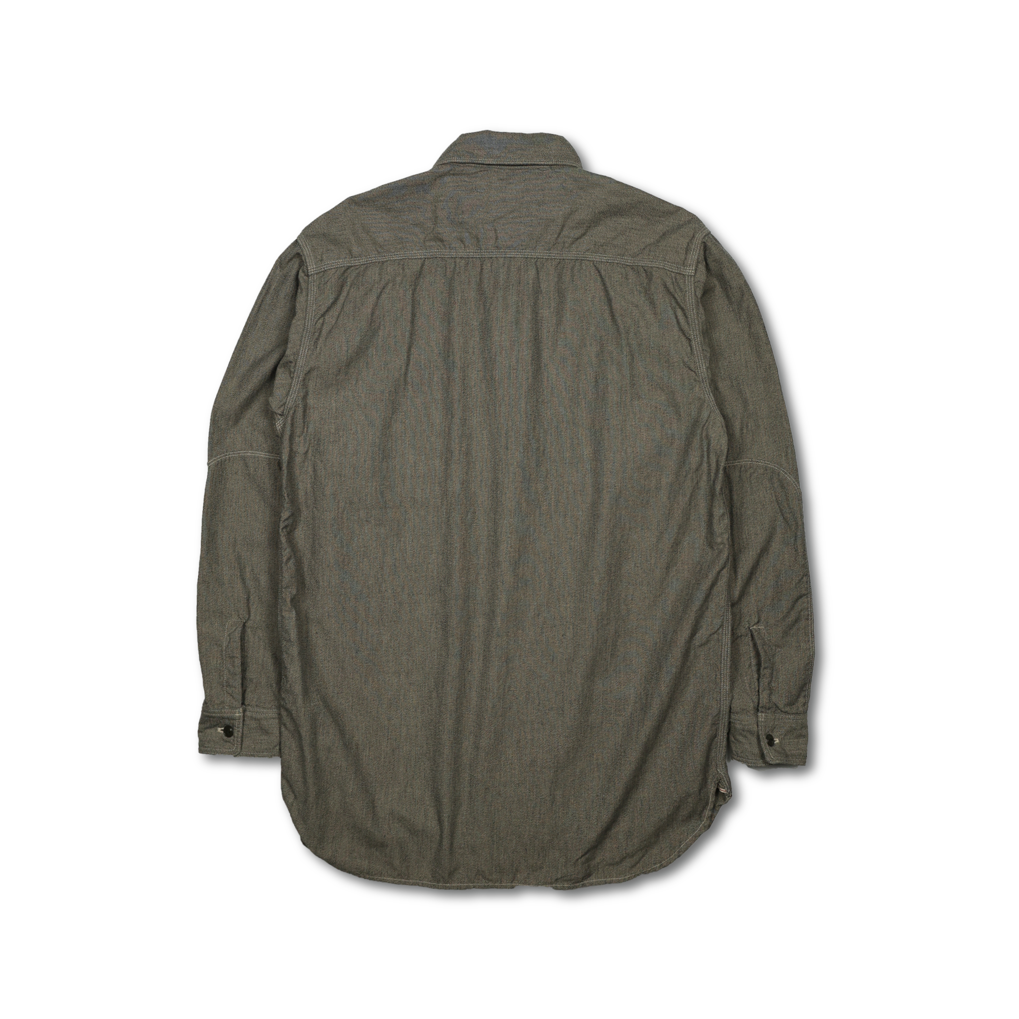 [2025SS] 4090-2 30s Triple Stitch Covert Chambray Shirt