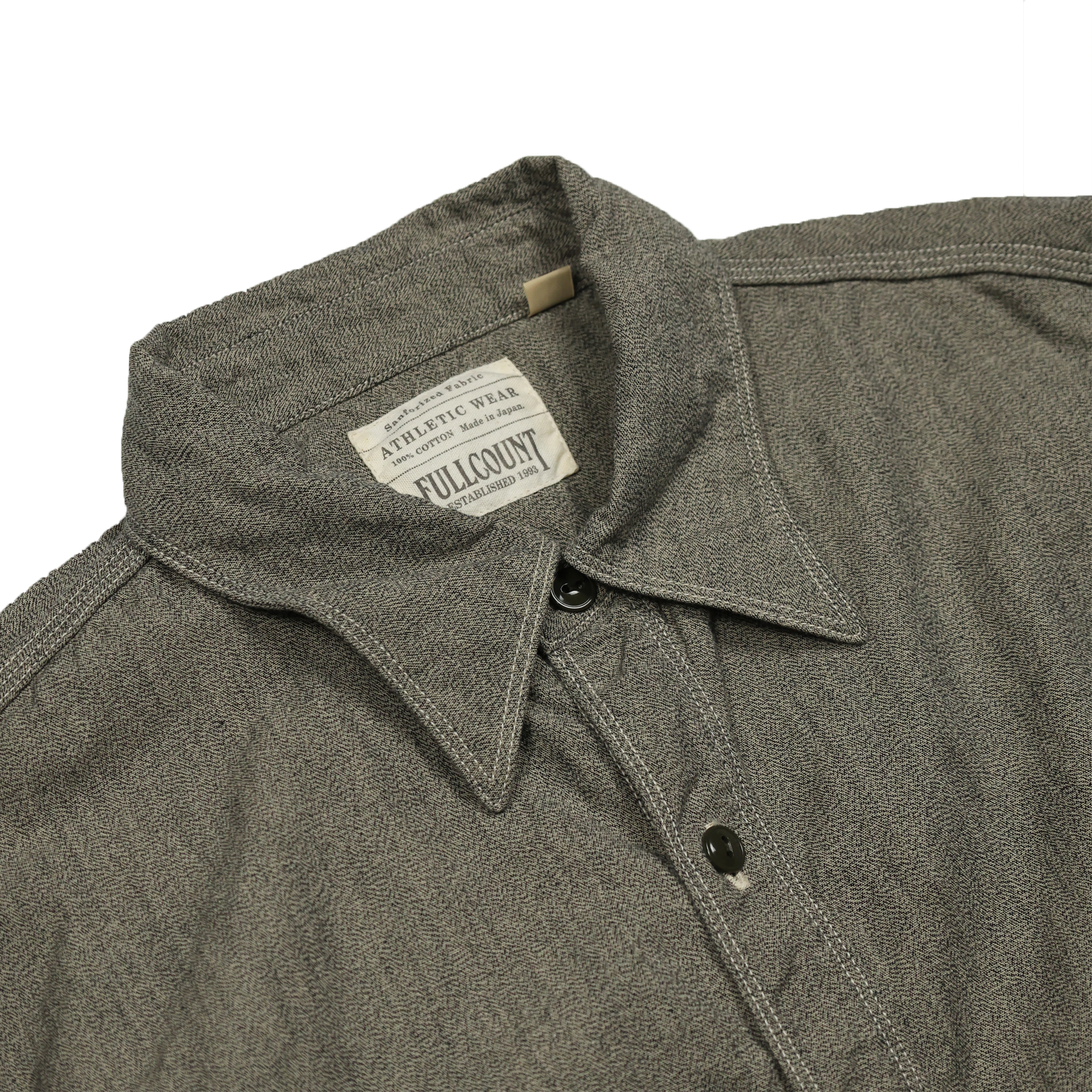 [2025SS] 4090-2 30s Triple Stitch Covert Chambray Shirt